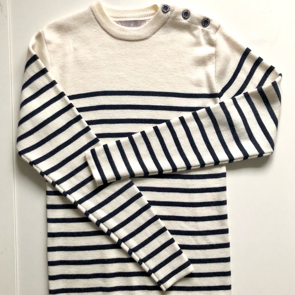 (Retail $320) M Millstrand Co “Adrie” Pullover Striped Sweater - Picture 2 of 12